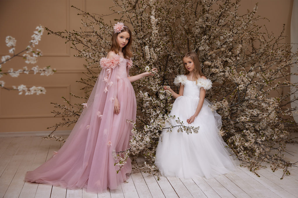 Blossoming Elegance: The Flowering Garden Girls Dress Collection